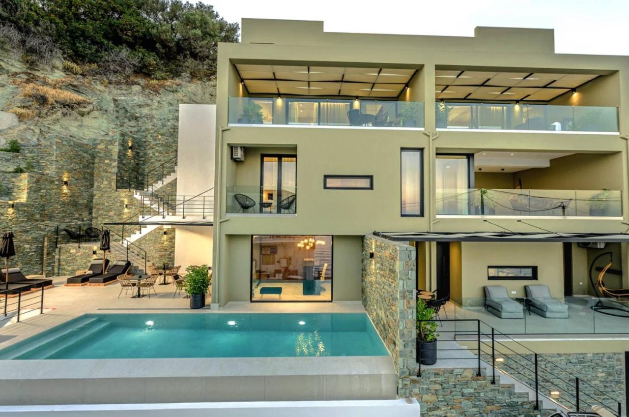 Irini Design Apartments Plomari Esterno foto